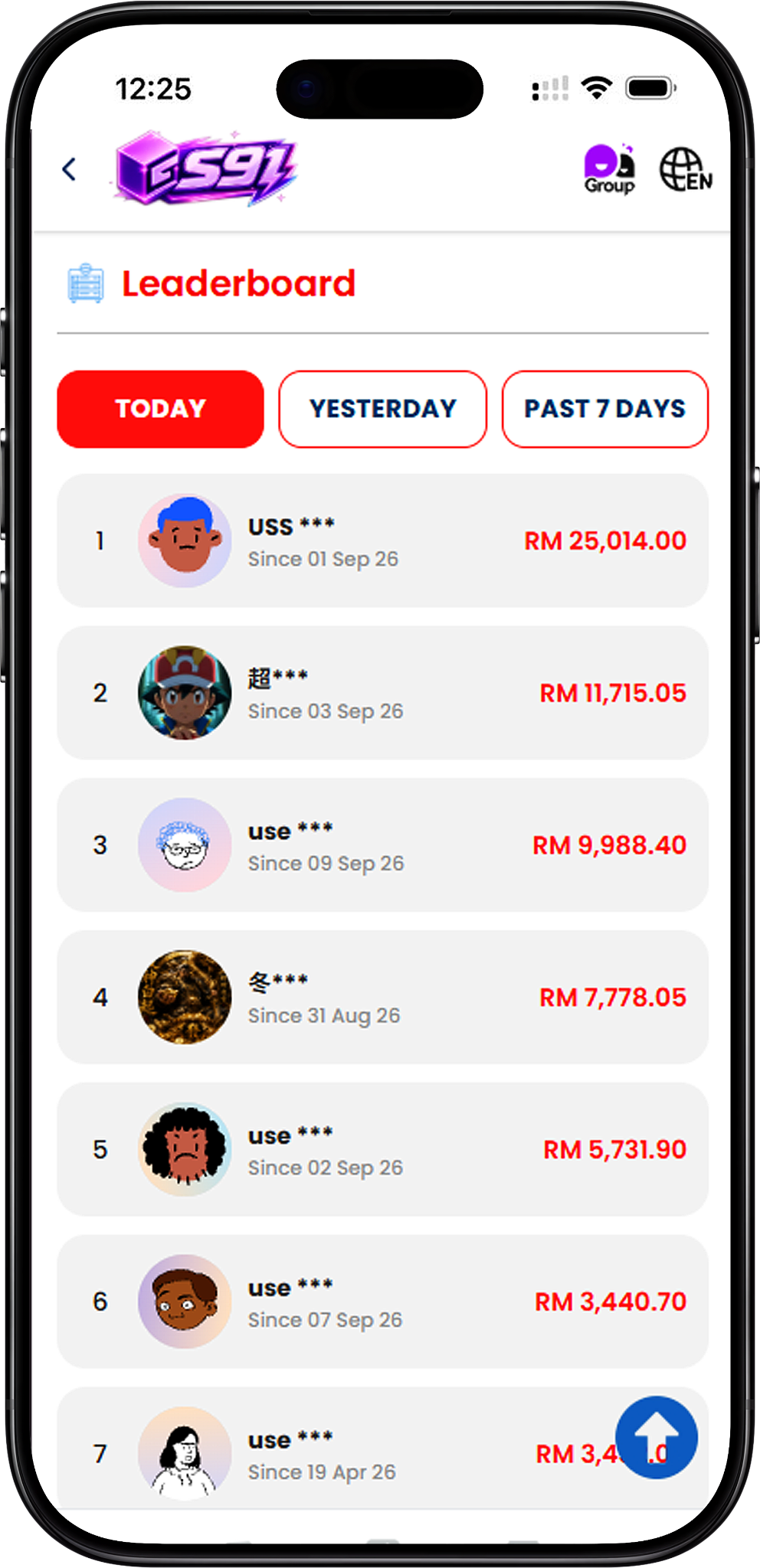 How S91 Season Ranking Works